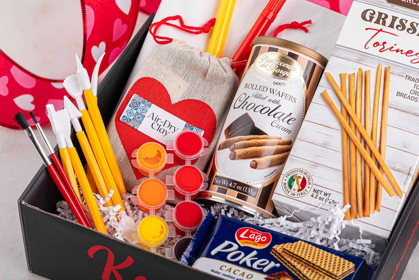 Italian Pottery Date Night, Tuscan Pottery Box, Italian Snacks Cookies Box, Date Night Subscription Box, date night box, italy in a box, italian cookies, italian chocolates, italian gift box, best pizza, best pasta, care package, care package gift, cookies care package
