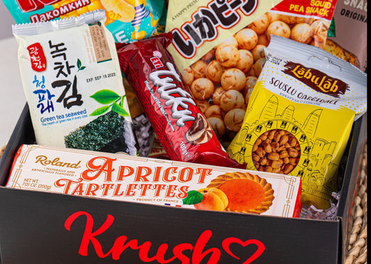 World Snacks Tasting Box with Snacks From 9 Countries