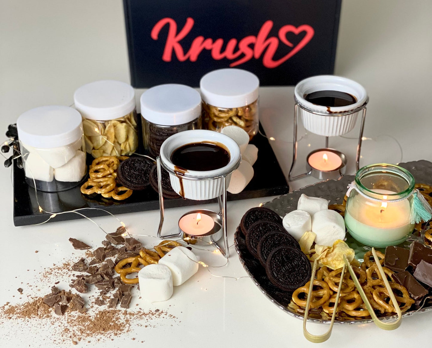 Chocolate Fondue Date Night Box, Date Night Subscription Box, Date Night Box, Couple's Subscription Box