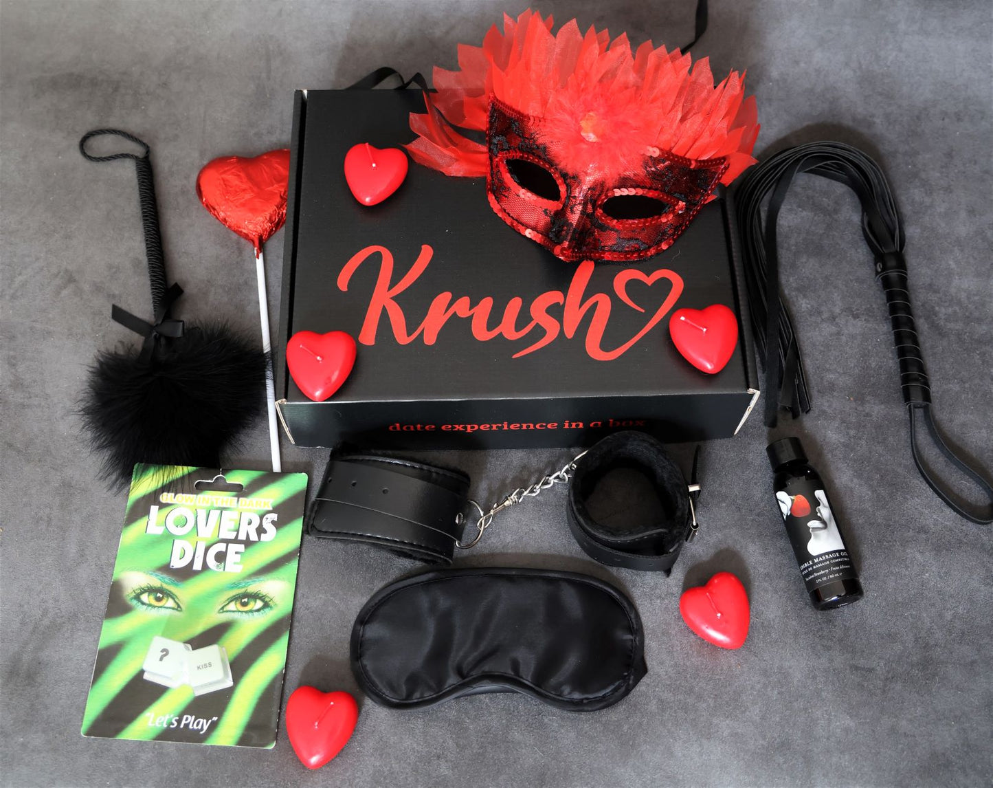 Sexy Erotic BDSM Adult Date Night Box | Adult Kink Box | Sex Box for Adults